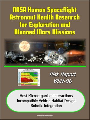 cover image of NASA Human Spaceflight Astronaut Health Research for Exploration and Manned Mars Missions, Risk Report WSN-06, Host Microorganism Interactions, Incompatible Vehicle Habitat Design, Robotic Integration